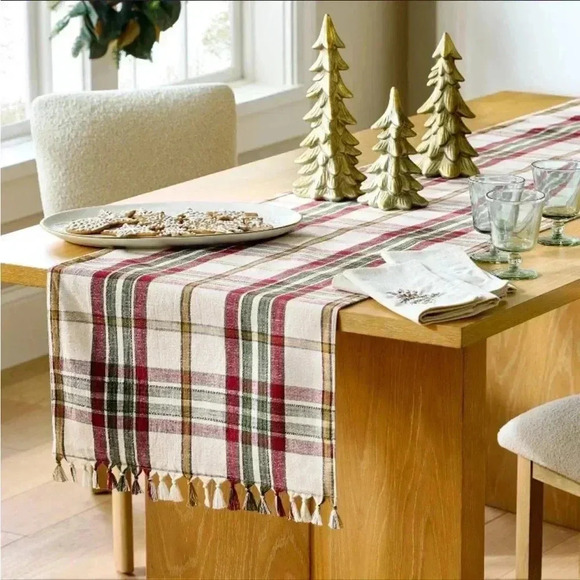 NWT 90"x20" Plaid Table Runner - Threshold designed with Studio McGee - Picture 1 of 4
